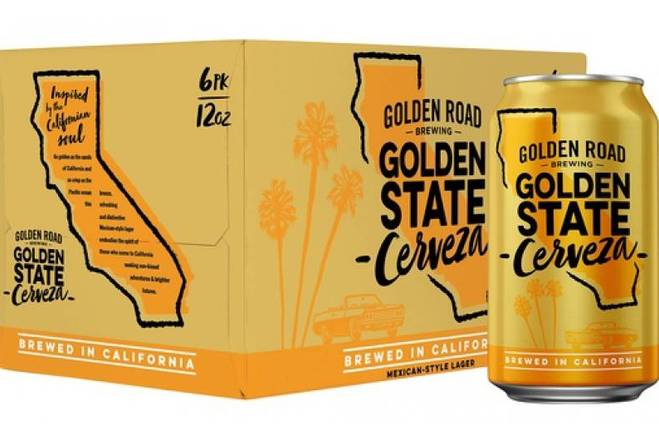 Order Golden Road State Cerveza 6pk cans food online from Silver Liquor Market store, Los Angeles on bringmethat.com