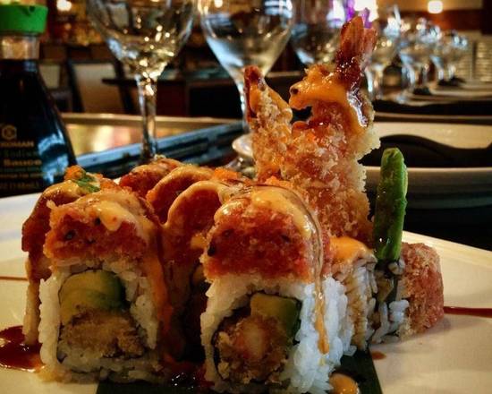 Order Fire Dragon Roll food online from Kobe Japanese Restaurant store, Bismarck on bringmethat.com