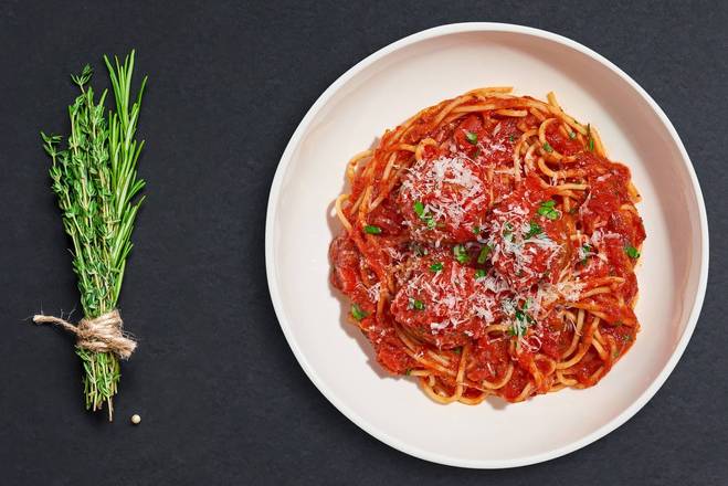 Order Spaghetti & Meatballs food online from Fork & Pasta store, West Bloomfield on bringmethat.com