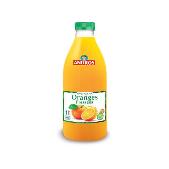 Andros 100% Pur jus Oranges  Pressées 1L