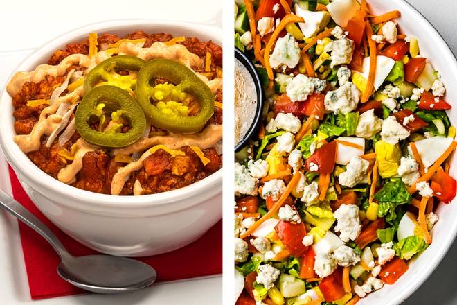Order Impossible Chili & Salad food online from Arooga's Route 11 store, Mechanicsburg on bringmethat.com