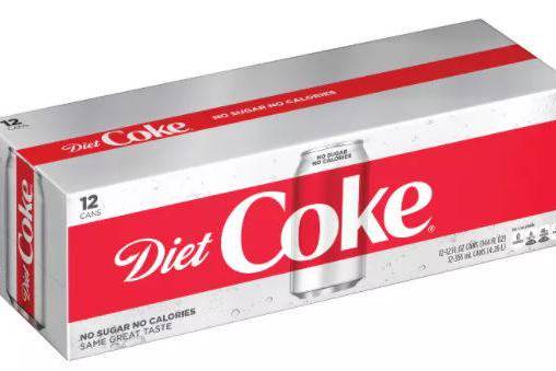 Order Coca-Cola Diet (12 pk) (12 oz) food online from Shell store, Tampa on bringmethat.com