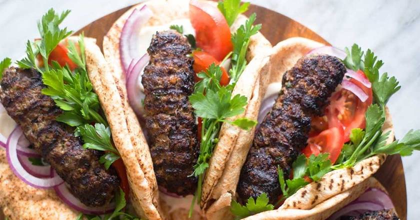 Order Kofta Pita food online from Habeeb Grill By Pita Grill And Creperie store, Franklin on bringmethat.com