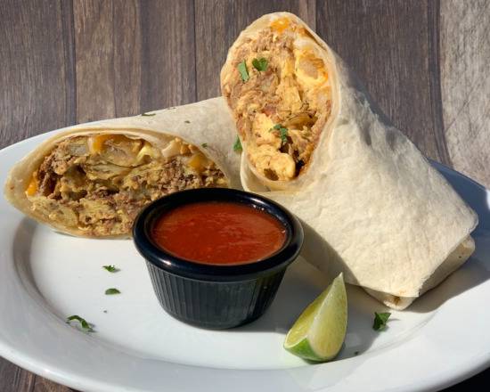 Order Breakfast Burrito food online from Serranos Mexican Food store, Queen Creek on bringmethat.com