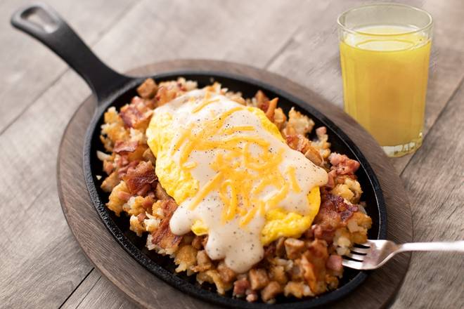 Order Big Country Sunrise Skillet food online from Bakery By Perkins store, Cape Coral on bringmethat.com