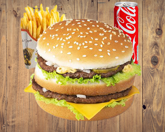 Menu burger méga