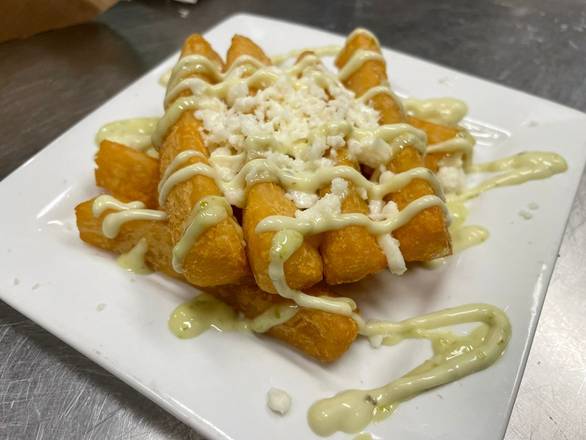 Order Yuca Fries food online from The Colombian Spot store, Pittsburgh on bringmethat.com