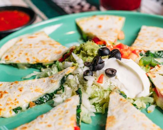 Order Quesadilla Appetizer food online from La Palmera store, seattle on bringmethat.com