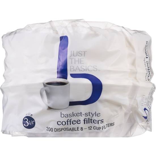 Order Just The Basics Basket Style Coffee Filters 3-1/4 Inches food online from Cvs store, SUNNYVALE on bringmethat.com