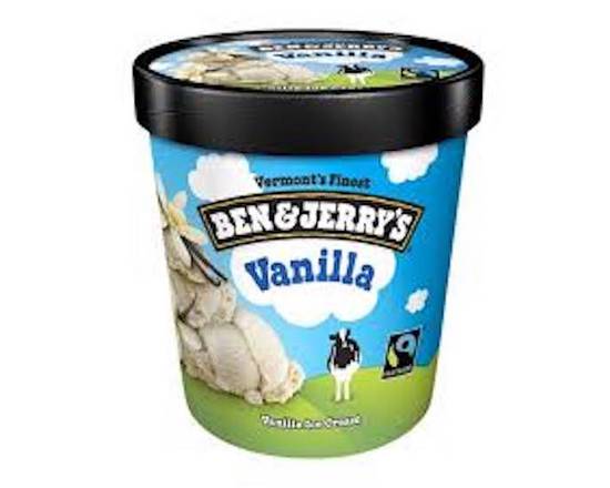 Order Ben & Jerry's Vanilla Pint food online from George's Market store, San Francisco on bringmethat.com