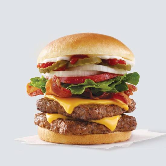 Order Big Bacon Classic® Double food online from Wendy store, Dickinson on bringmethat.com