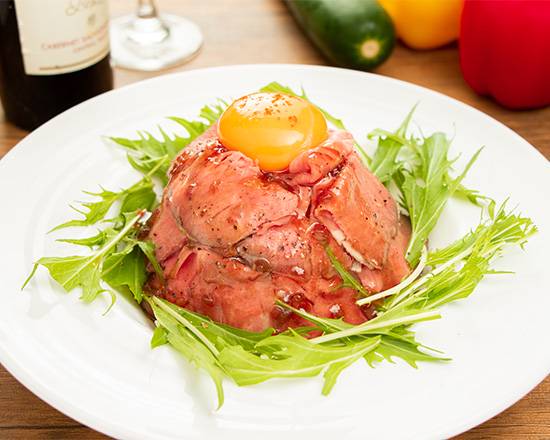 極上ローストビーフ丼 Meat Fall 大畑町の出前 宅配 テイクアウトメニュー ウーバーイーツ