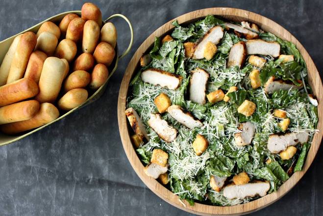 Order Party Platter Grilled Chicken Caesar Salad food online from Max & Ermas Restaurants store, Monroeville on bringmethat.com