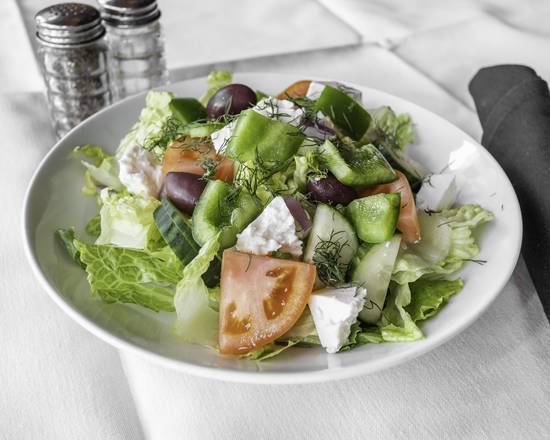 Order Greek Village Salad food online from Marx Cafe store, Washington on bringmethat.com
