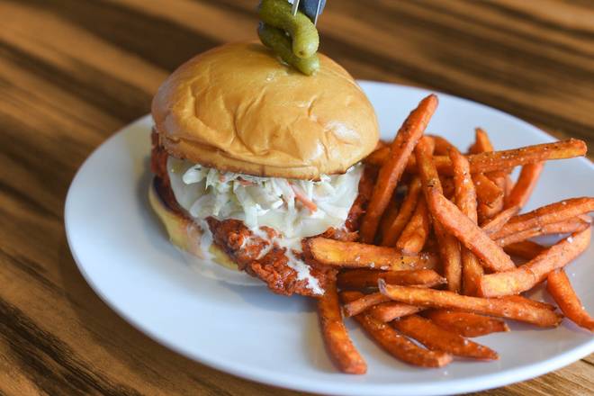 Order Buffalo Chicken Sandwich food online from Kerbey Lane Cafe store, Austin on bringmethat.com
