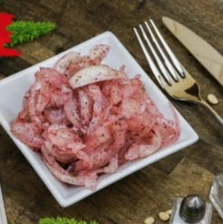 Order Sumac Onions food online from Dvine Mediterranean store, Corona on bringmethat.com