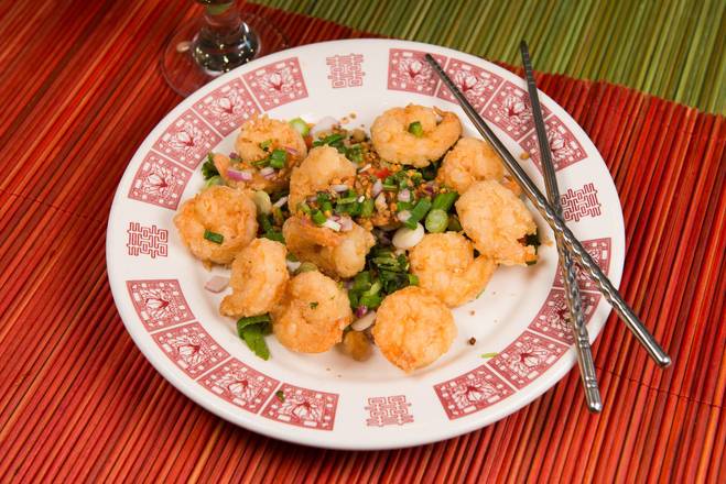 Order Spicy Salt and Pepper Shrimp  food online from Hong Kong Alleys Kitchen store, Union Park on bringmethat.com