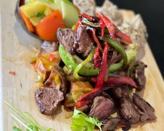Order Steak Stuffed avocado food online from Cafe Papillon store, Miami on bringmethat.com