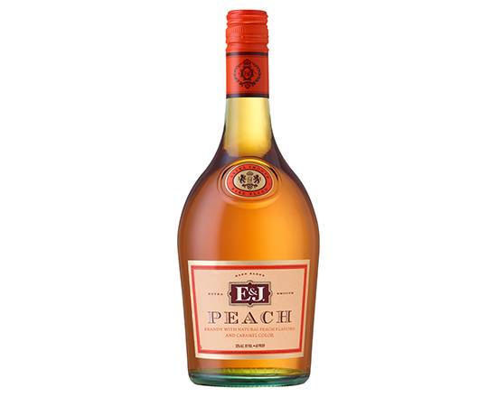 Order E&J Flavored Peach, 750mL brandy (30.0% ABV) food online from Lucky's Liquor store, Rosenberg on bringmethat.com