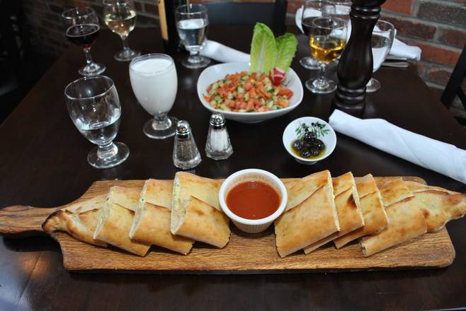 Order Feta Cheese Pide food online from Europe Cafe & Grill store, Tenafly on bringmethat.com