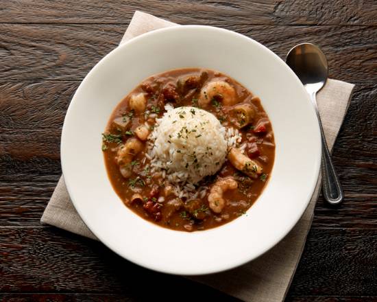 Order Bowl Spicy Seafood Gumbo  food online from Jason Deli store, Decatur on bringmethat.com
