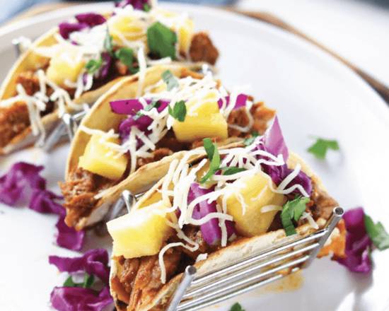 Order Slow Cooked Carnitas Taco food online from Savory Salads store, Arlington Heights on bringmethat.com