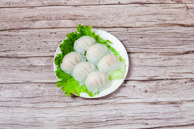 V1. Raviolis aux crevettes