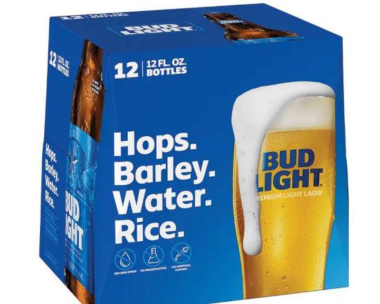 Order Bud Light, 12pk-12oz bottle beer (4.2% ABV) food online from Xtra Liquors & Wines store, WEST MIAMI on bringmethat.com