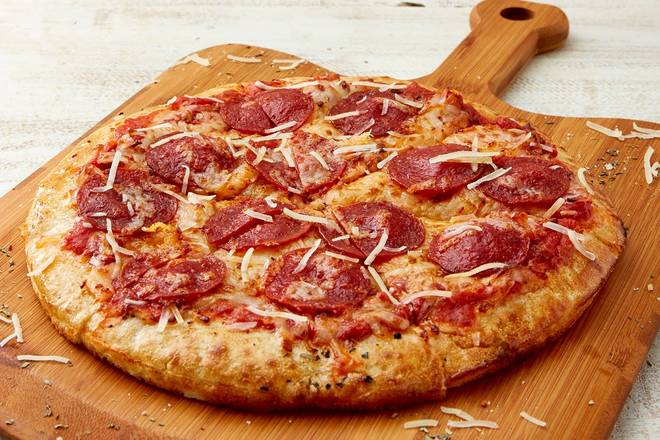 Order Pepperoni & Double Cheese Pizza food online from Schlotzsky's store, Beaumont on bringmethat.com