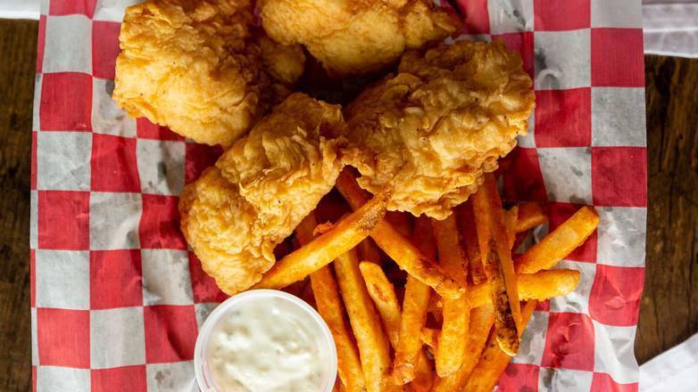 Order Fried Catfish Basket (4 pcs) food online from Red Crab Juicy Seafood store, Port Saint Lucie on bringmethat.com