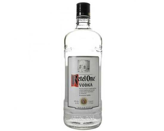 Order Ketel One, 1.75L vodka (40.0% ABV) food online from Woodbury Wine & Spirits store, ORLANDO on bringmethat.com