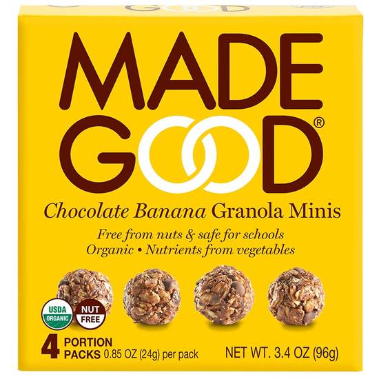 Order Made Good Chocolate Banana Granola Minis, 4 CT food online from Cvs store, WESTON on bringmethat.com