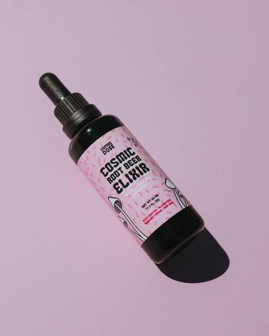Order Cosmic Root Beer Elixir food online from Coffee Dose store, Irvine on bringmethat.com