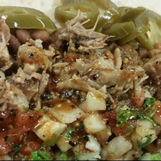 Order Carnitas Pork B food online from Cilantros store, Maricopa on bringmethat.com