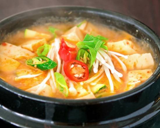 Order Dang Jang Jigae/Soy Bean Soup food online from Gangnam Korean Restaurant store, Jacksonville on bringmethat.com