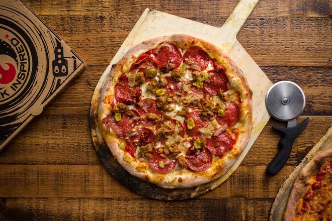 Order Crazy Train (Red Sauce) food online from The Rock Wood Fired Pizza store, Tacoma on bringmethat.com