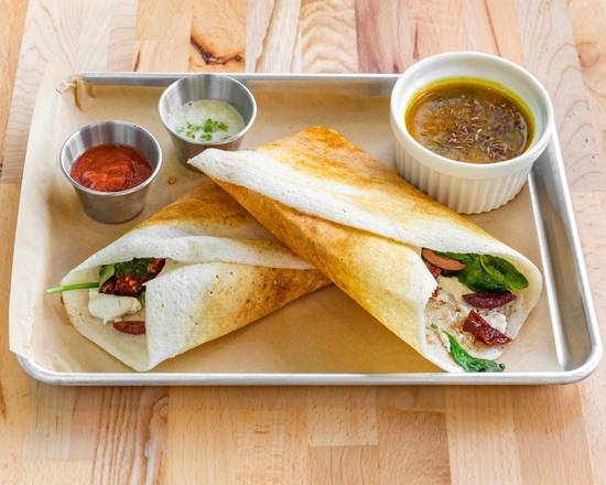 Order Mediterranean Dosa food online from Ganesh Dosa store, Kailua on bringmethat.com