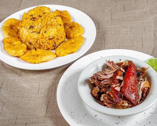 Order Roasted Mofongo (Pernil) food online from Punta Cana Restaurant store, Charlotte on bringmethat.com