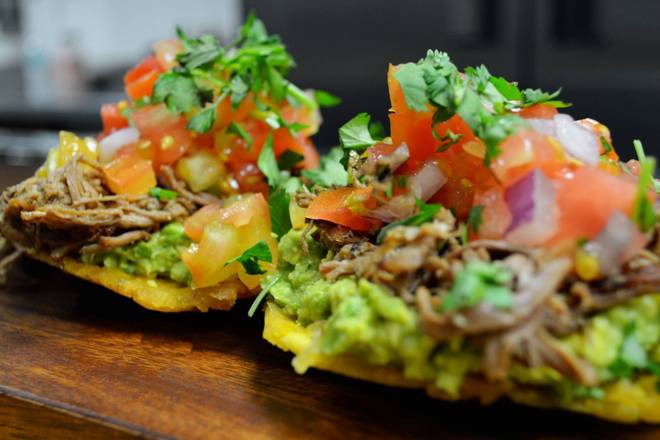 Order Loaded Tostones food online from Perfect Fit Cuisine store, Hialeah on bringmethat.com