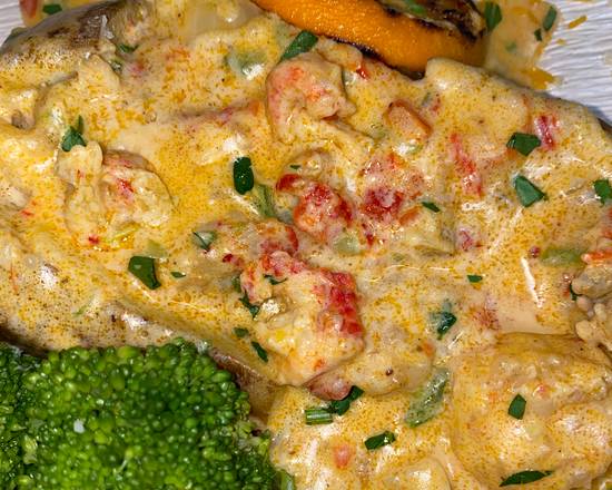 Order Seafood Baked Potato food online from Nola Super Kitchen store, New Orleans on bringmethat.com