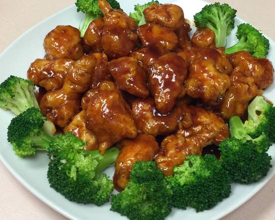 Order A1. General Tso's Chicken 左宗鸡（大） food online from Great Wall Chinese Restaurant store, Haysville on bringmethat.com
