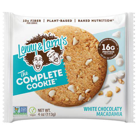 Order Lenny & Larry's Complete Cookie White Chocolate Macadamia 4oz food online from 7-Eats store, San Diego on bringmethat.com
