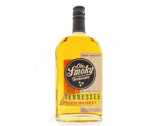 Order OLE SMOKY PEACH WHISKEY 750ML 60%ABV food online from Princess Liquors store, Port Saint Lucie on bringmethat.com