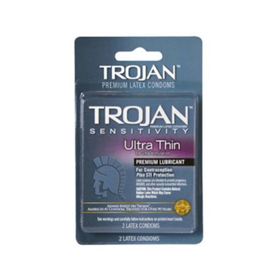 Order Trojan Ultra Thin Condom (3 Pack) food online from Shell store, Dale on bringmethat.com