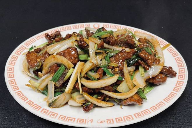 Order Beef with Green Onion food online from Szechuan Restaurant Cityview store, Fort Worth on bringmethat.com