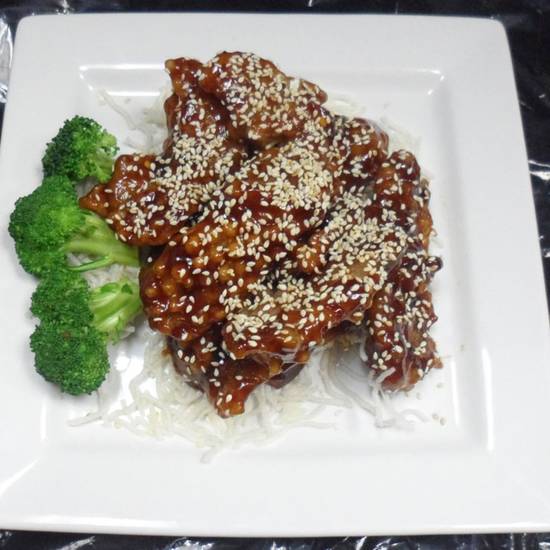 Order S10. Sesame Beef food online from Excel Chinese Restaurant store, South Chesterfield on bringmethat.com