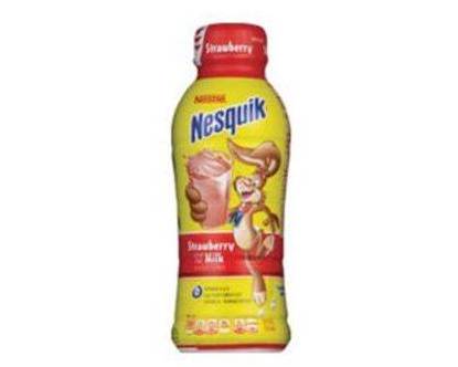 Order Nesquik Strawberry Milk (14 oz) food online from Shell store, Tampa on bringmethat.com