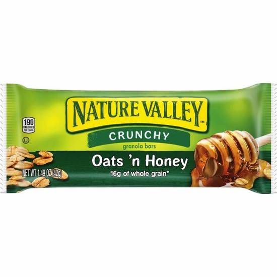 Order Nature Valley Honey Oat Bar 1.5 oz food online from Wawa store, Downingtown on bringmethat.com