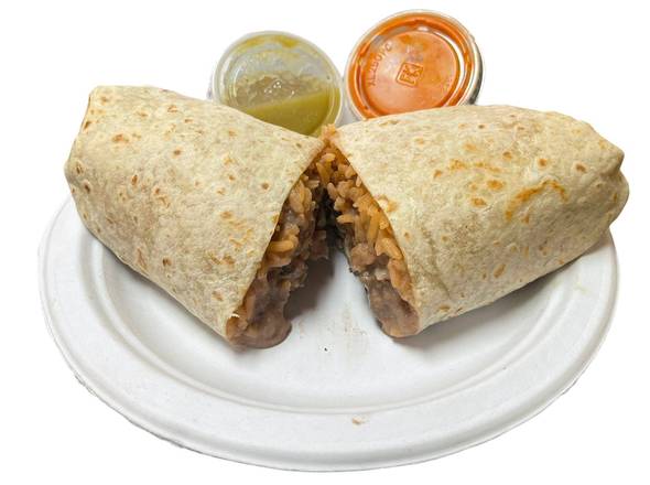 Order Veggie Burrito food online from TAQUERIA EL PRIMO 2 store, Minneapolis on bringmethat.com