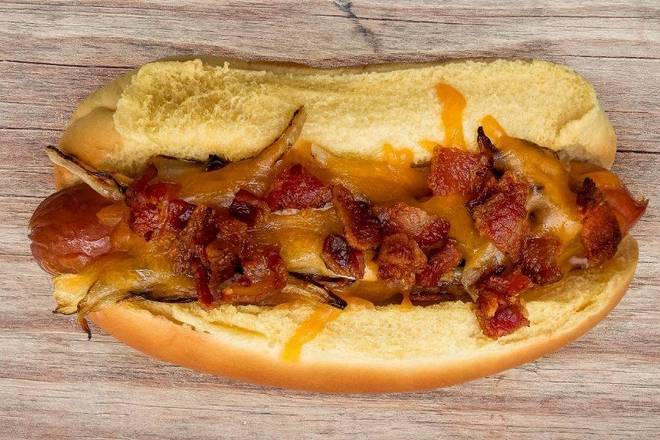 Order Bacon Cheddar Dog food online from Archie's Hot Dog Island & Catering LLC store, Gulfport on bringmethat.com